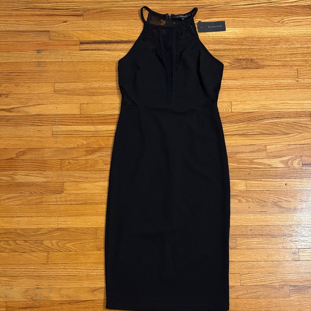 Dynamite Black Midi Dress